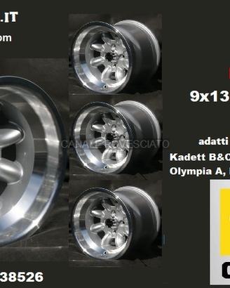 Cerchi minilite 9x 13 4x100 et-12 opel