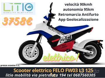 Felo FW-03 elettrico interessi zero furto incendio