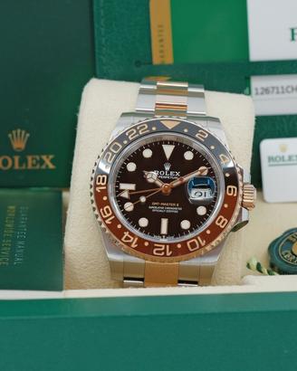ROLEX GMT MASTER II 126711CHNR ROOTBEER 2020 FULL