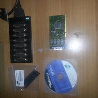 Scheda Multiseriale(AccelePort)+ cavo e box 8 port