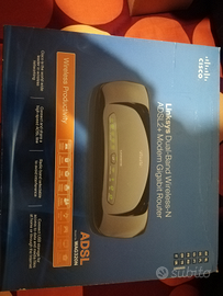 Linksys WAG320N Modem Router ADSL2+ Wireless N 300