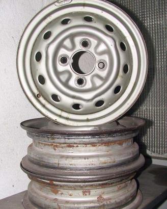 MG MGA 3 cerchioni in ferro originali