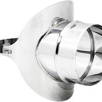 Raccordo Tubo a Sella Canna Fumaria Acciaio