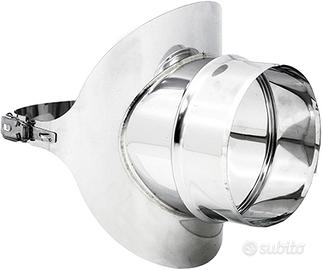 Raccordo Tubo a Sella Canna Fumaria Acciaio