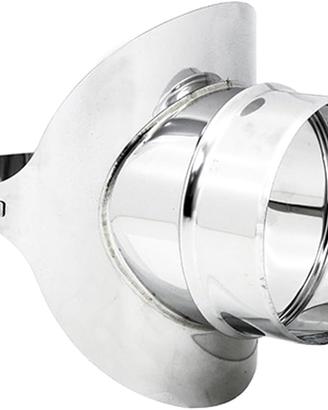 Raccordo Tubo a Sella Canna Fumaria Acciaio