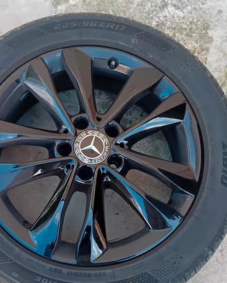cerchi originali mercedes da 17 comprese di gomme 