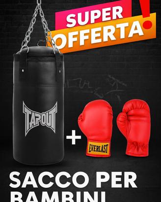 Sacco professionale da boxe per bambini + guantoni