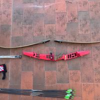 Arco ricurvo zenit best completo – Riser + fletten