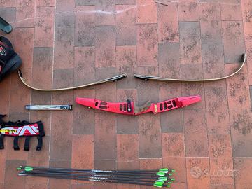 Arco ricurvo zenit best completo – Riser + fletten