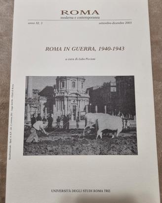 Roma in guerra 1940–1943 – Rivista Roma Moderna e 
