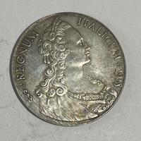 Moneta Tallero Italicum Eritrea 1918 Argento 800