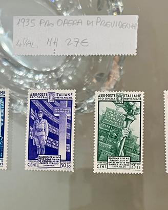 Francobolli Regno d’Italia 1935