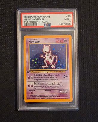 pokemon gradate psa9 set base prima edizione 