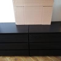 IKEA MALM: cassettiere, comodini, letto