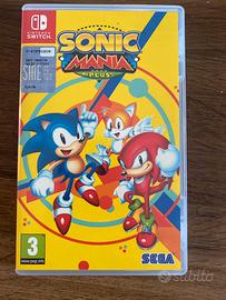 Sonic mania plus gioco switch