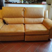 Divano 3 posti con doppio relax elettrico