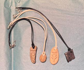 Ciondolo portafortuna in pietra naturale