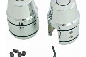 Cover copertura ammortizzatore cromato harley davi