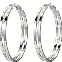 Orecchini a Cerchio Donna 4 cm