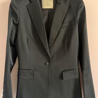 Giacca Blazer Satin Nero