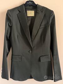 Giacca Blazer Satin Nero
