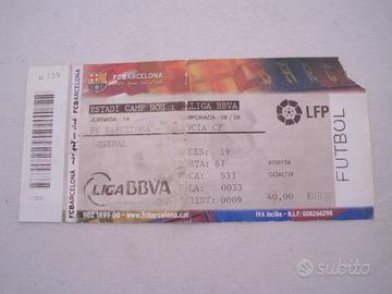 Ticket biglietto barcellona