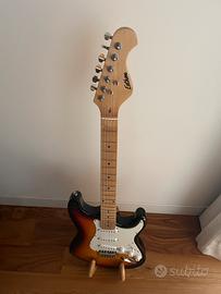 Chitarra elettica con pedaliera multieffetto