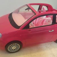 Barbie Fiat 500 Cabrio Rosa Mattel
