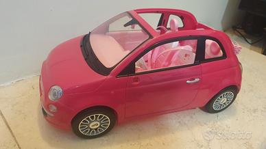 Barbie Fiat 500 Cabrio Rosa Mattel