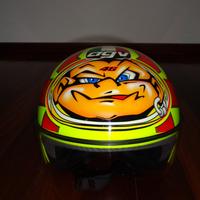 Casco Jet agv "Vale" - commemorat. Valentino Rossi