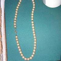 collana a girocollo di perle bigiotteria 