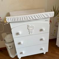 Giordani armadio fasciatoio bimbo mangiapannolini