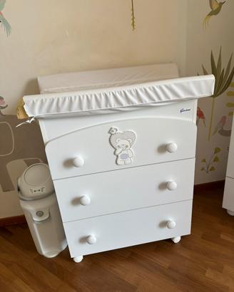 Giordani armadio fasciatoio bimbo mangiapannolini