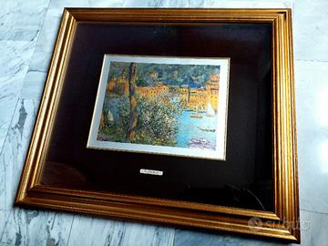 Litografia Michele Cascella Portofino met argent