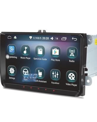 RADIO GPS ANDROID 10 QUAD CORE 16GB ROM 9 POLLICI