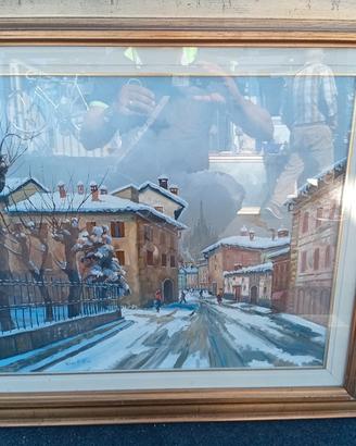 QUADRO DI NUNZIO FONTANA VECCHIA MILANO 