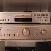 DENON amplificatore+lettore cd