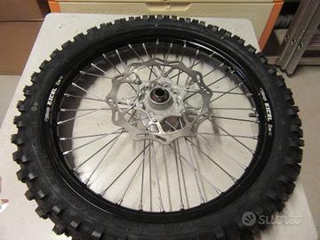 COPPIA RUOTE NUOVE COMPLETE PER HUSQVARNA CROSS TU