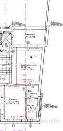 Cagliari, via S.Maria Chiara, bivano nuovo,p.auto