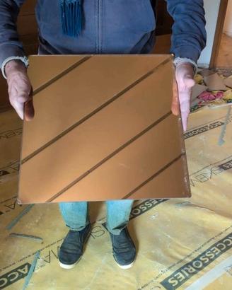 Specchiera componibile 200x160 effetto bronzo