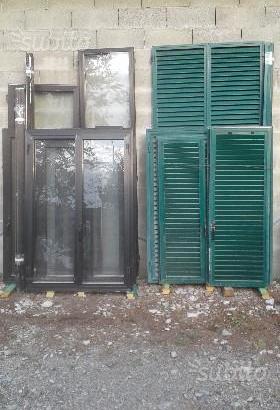 Finestre e Persiane in Allumino Varie Misure