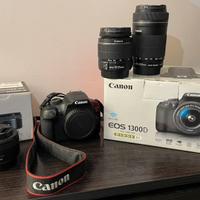 CANON EOS 1300D + 15-55 mm + 55-250 mm + 50 mm