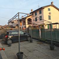 Gazebo pergola da giardino 3×3 m struttura in meta