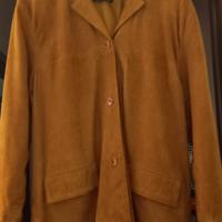 blazer donna pelle scamosciata 