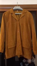 blazer donna pelle scamosciata 