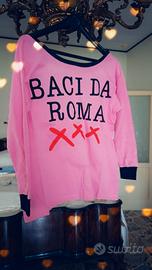 t-shirt pink Baci da Roma 