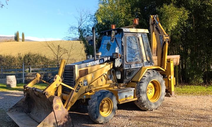 Terna escavatore Caterpillar 428B