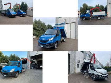 Iveco Daily Ribaltabili e Cassoni + Gru Nuova