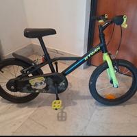 bici decathlon con rotelline rimovibili