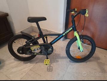 bici decathlon con rotelline rimovibili